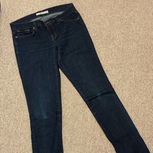 J Brand dark wash pencil leg jeans